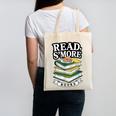 Read S'More Books Marshmallow Reading Smores Canvas Tote Bag