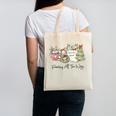 Reading All The Way Christmas Book Lover For Women And Teens Canvas Tote Bag