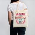 Reading Is My Favorite Sport Book Lover Keepsake For Women Canvas Tote Bag Reading Is My Favorite Sport Book Lover Keepsake For Women Canvas Tote Bag