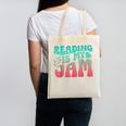 Reading Is My Jam Book Lover Bookworm Teacher Library Reader Canvas Tote Bag Reading Is My Jam Book Lover Bookworm Teacher Library Reader Canvas Tote Bag