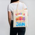 Reading Is My Jam I Love To Read Books Boy Girl Canvas Tote Bag