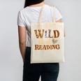 Reading Lover Wild About Reading Reading Books And Bookworm Canvas Tote Bag