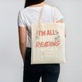 Reading And Motorcycle Life For Bikers Who Love Books Canvas Tote Bag
