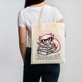 Readsalotl Axolotl Reading Books Glasses Bookworm Pun Fun Canvas Tote Bag Readsalotl Axolotl Reading Books Glasses Bookworm Pun Fun Canvas Tote Bag