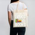 Red Ribbon Week Say No To Drugs Say Yes To Books Drug Free Canvas Tote Bag Red Ribbon Week Say No To Drugs Say Yes To Books Drug Free Canvas Tote Bag