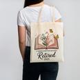 Retired 2025 A New Chapter Begins Retirement Teacher Book Canvas Tote Bag Retired 2025 A New Chapter Begins Retirement Teacher Book Canvas Tote Bag