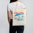 Retro Book Girl Summer Beach Vacation For Book Lover Canvas Tote Bag Retro Book Girl Summer Beach Vacation For Book Lover Canvas Tote Bag