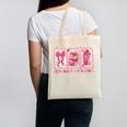 Retro Coquette Bow All Booked For Valentines Book Lover Cute Canvas Tote Bag