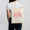 Retro Grow In Grace Wildflower Book Christian Bible Verse Canvas Tote Bag Retro Grow In Grace Wildflower Book Christian Bible Verse Canvas Tote Bag