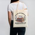 Retro Proud Introverted Book Club Anti Social Reader Canvas Tote Bag