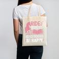 Ride Horses Read Books Be Happy Canvas Tote Bag
