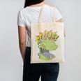 Rugrats Reptar Distressed Comic Book Style Cartoon Canvas Tote Bag
