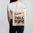 Salem Book Club Bookish Halloween Retro Salem Witch Book Canvas Tote Bag Salem Book Club Bookish Halloween Retro Salem Witch Book Canvas Tote Bag