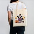 Salem Witch Book Club Bookish Halloween Raccoon Witchcraft Canvas Tote Bag