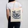 Schnauzer Hammock Reading Book Schnauzer Glasses Canvas Tote Bag