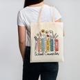 School Counselor Wildflower Book School Counseling Life Canvas Tote Bag