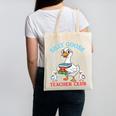 Silly Goose With Books Teacher Club School Educator Canvas Tote Bag Silly Goose With Books Teacher Club School Educator Canvas Tote Bag