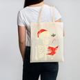 Skeleton Reading Book Christmas Teacher Librarian Book Lover Canvas Tote Bag