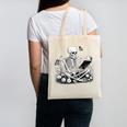 Skeleton Reading Book Floral Dark For Book Lovers Canvas Tote Bag Skeleton Reading Book Floral Dark For Book Lovers Canvas Tote Bag