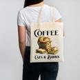 Sleeping Cat And Books With Coffee Lover Canvas Tote Bag Sleeping Cat And Books With Coffee Lover Canvas Tote Bag