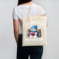 Snow Many Books Snow Little Time Snowman Reading Book Canvas Tote Bag Snow Many Books Snow Little Time Snowman Reading Book Canvas Tote Bag