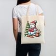 Snowman Reading Book Lovers Christmas Librarian Bookworm Canvas Tote Bag Snowman Reading Book Lovers Christmas Librarian Bookworm Canvas Tote Bag