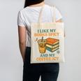Spicy Books And Iced Coffee Book Lover Smut Reader Canvas Tote Bag Spicy Books And Iced Coffee Book Lover Smut Reader Canvas Tote Bag