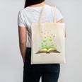 St Patricks Day Book Lover Librarian Core Shamrock Author Canvas Tote Bag
