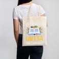 Straight Outta The Library Book Lover Men Women Premium Tri-Blend Canvas Tote Bag