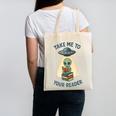 Teacher Alien Books UFO Reading Take Me To Your Reader Canvas Tote Bag