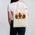 Teacher Fall Thanksgiving Turkey Reading Books Lovers Canvas Tote Bag