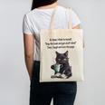 At Times I Think To Myself Drop The Book And Get Stuff Done Canvas Tote Bag