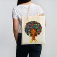 History Month Afro Women Book Lover Librarian Teacher Canvas Tote Bag