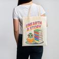 Unearth A Story Cute Turtle Reading Books Librarian Canvas Tote Bag Unearth A Story Cute Turtle Reading Books Librarian Canvas Tote Bag