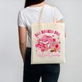 Valentine All Booked Book Coffee Coquette Bow Girl Women Canvas Tote Bag