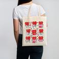 Valentines Day Librarian Heart Reading Book Women Men Kids Canvas Tote Bag