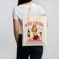 Valentine’s Day Wine Lovers Book Club We Read Wine Labels Canvas Tote Bag