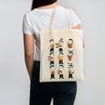 Vampire Reading Books Halloween Cute Teens Kids Canvas Tote Bag