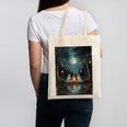 Vintage Ghost Book Reading Camping Gothic Halloween Teachers Canvas Tote Bag Vintage Ghost Book Reading Camping Gothic Halloween Teachers Canvas Tote Bag