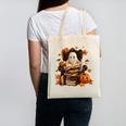 Vintage Ghost Book Reading Pumpkin Gothic Halloween Teachers Canvas Tote Bag Vintage Ghost Book Reading Pumpkin Gothic Halloween Teachers Canvas Tote Bag