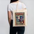 Vintage Style Read Books Lift Weights Fight Fascists Retro Canvas Tote Bag Vintage Style Read Books Lift Weights Fight Fascists Retro Canvas Tote Bag