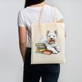 West Highland Terrier Books Dog Breed Westie For Men Women Kids Canvas Tote Bag West Highland Terrier Books Dog Breed Westie For Men Women Kids Canvas Tote Bag