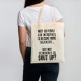 Why Do People Ask Introverts To Become More Talkative Canvas Tote Bag