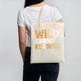 Wild About Reading Animal Bookworm Library Book Lover Reader Canvas Tote Bag