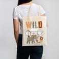 Wild About Reading Book Reader Book Nerd Book Reading Lover Premium Tri-Blend Canvas Tote Bag