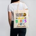 Wild About Reading Books Reader Bookworm Animals Book Lover Canvas Tote Bag
