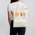WILD ABOUT READING Reading Books Bookworm Library Day Canvas Tote Bag WILD ABOUT READING Reading Books Bookworm Library Day Canvas Tote Bag