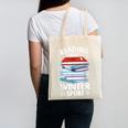 Winter Reading Book Bookworm Winter Canvas Tote Bag