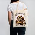 Wise Owl Reading Books Canvas Tote Bag