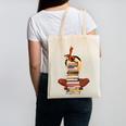 Woman And Books Stack Afro Girl Book Lover Premium Tri-Blend Canvas Tote Bag